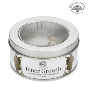 Bougie Green Tree INNER – Bougie parfumée Growth Menthe Pierre de Lune