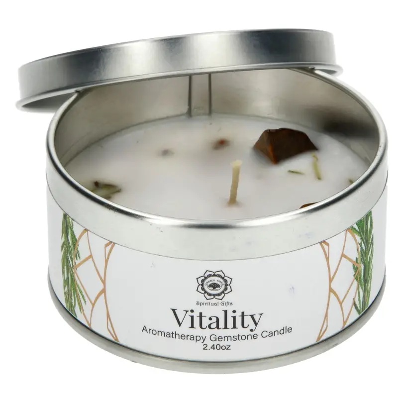 Bougie Green Tree Vitality – Bougie parfumée Gingembre doux, Oeil de Tigre – Image 2