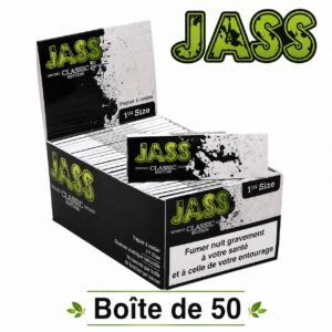 Feuilles JASS Classic Edition 1¼ Size, Boîte de 50 Carnets de 50