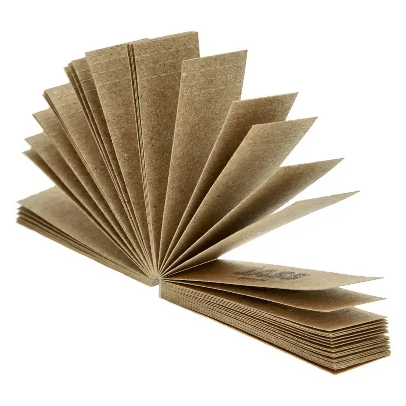 Jass Filtre Carton Brown Hard M, 1 Carnet ouvert