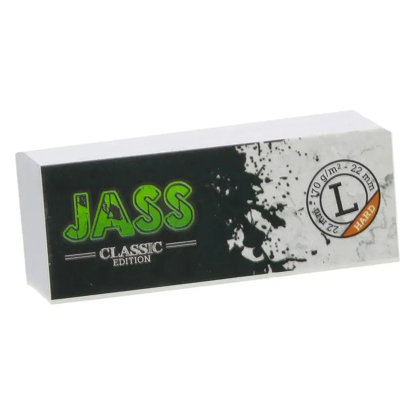 Jass Filtre Carton Classic Hard L, Carnet de 50 filtres