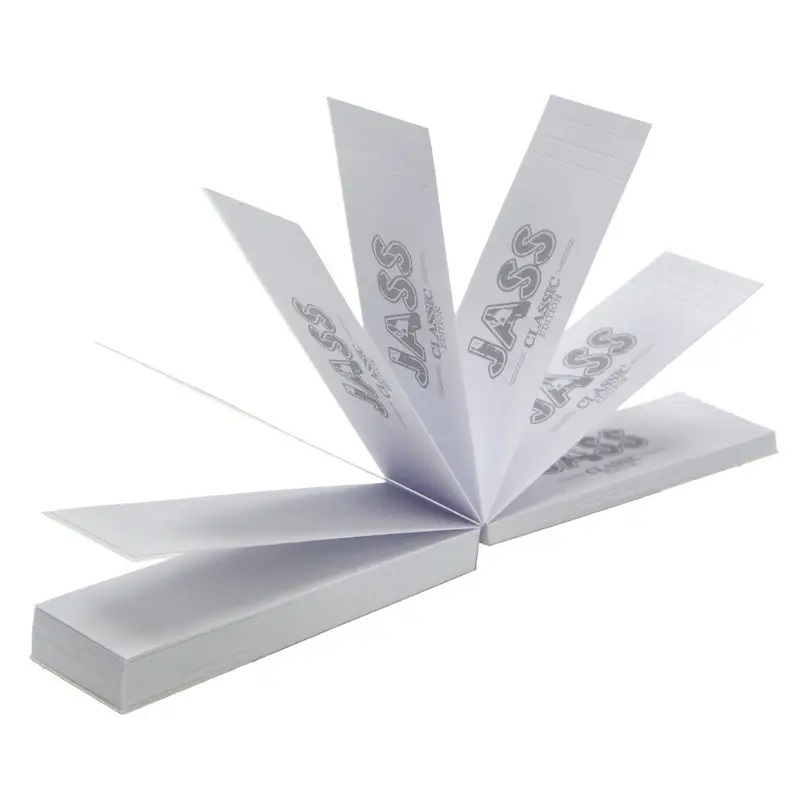Jass Filtre Carton Classic Hard M, carnet de 5O ouvert