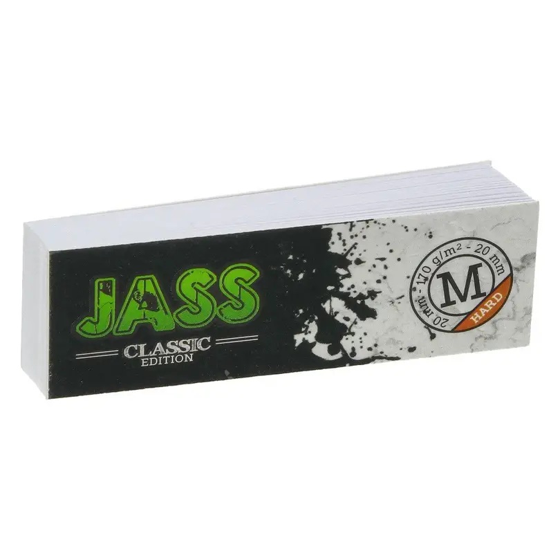 Jass Filtre Carton Classic Hard M, carnet de 5O