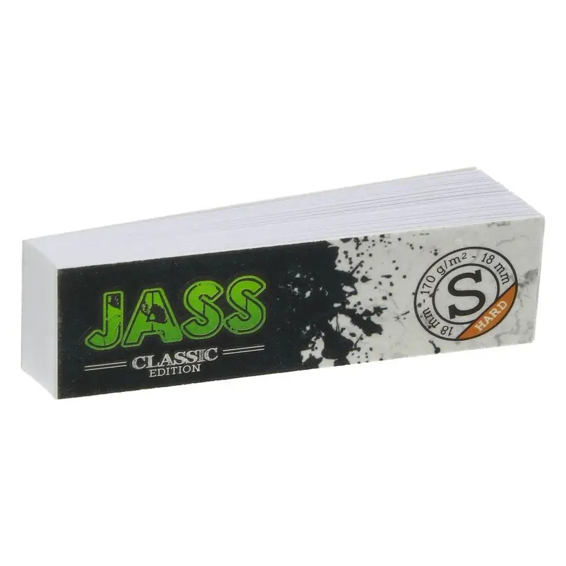 Jass Filtre Carton Classic Hard S, Carnet de 50 filtres