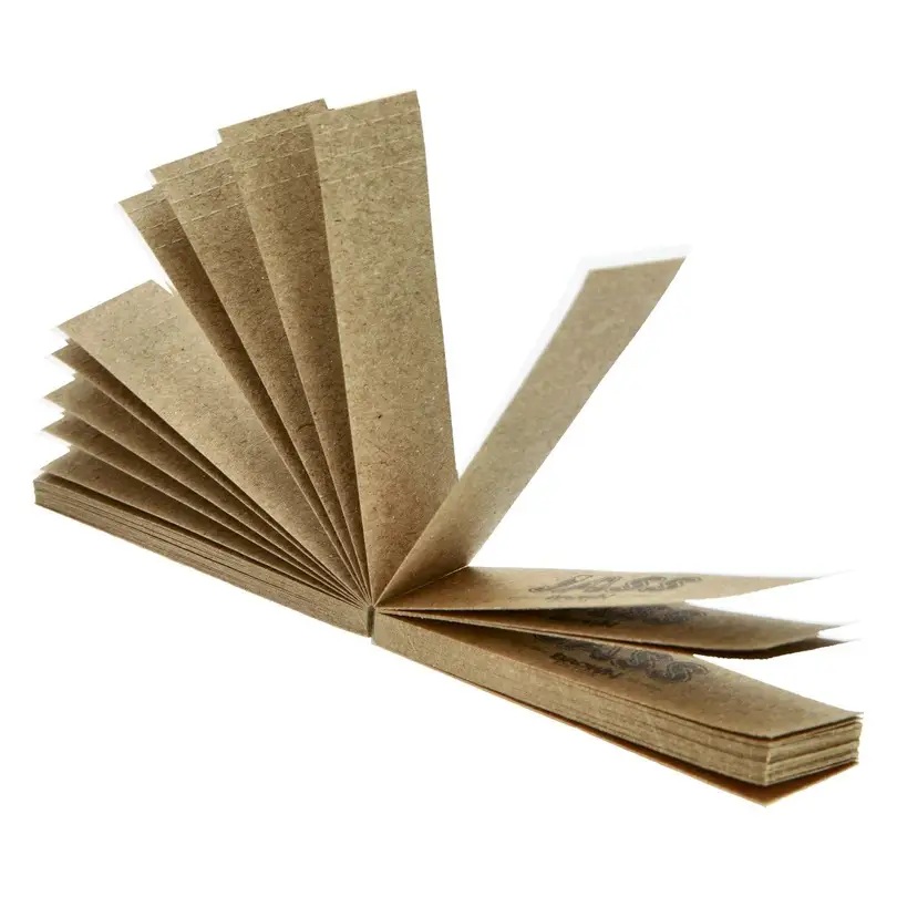 Jass Filtre Carton Brown Soft S, Carnet de 50 filtres, Ouvert