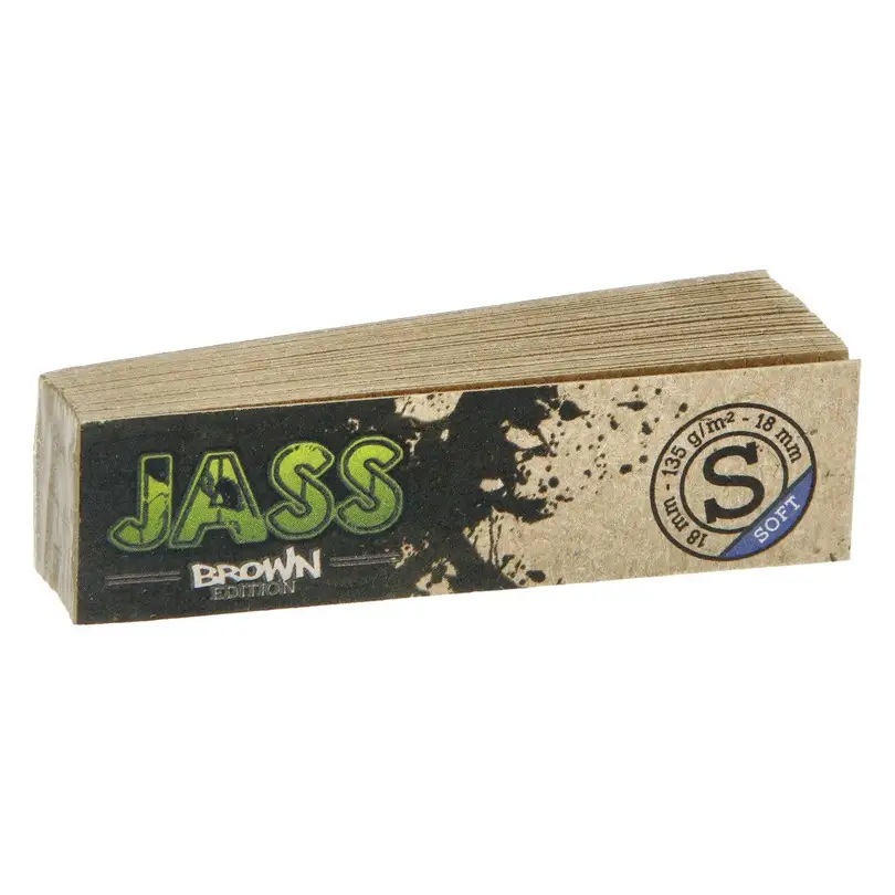 Jass Filtre Carton Brown Soft S, Carnet de 50